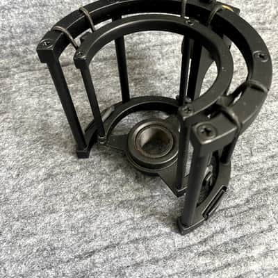 Deluxe Black Curved 22 Mm Thread Microphone Shockmount Apex Nady T Bone image 1