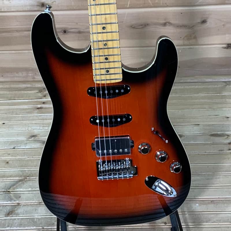 Fender Aerodyne Special Stratocaster HSS Electric Guitar - Hot Rod Burst image 1