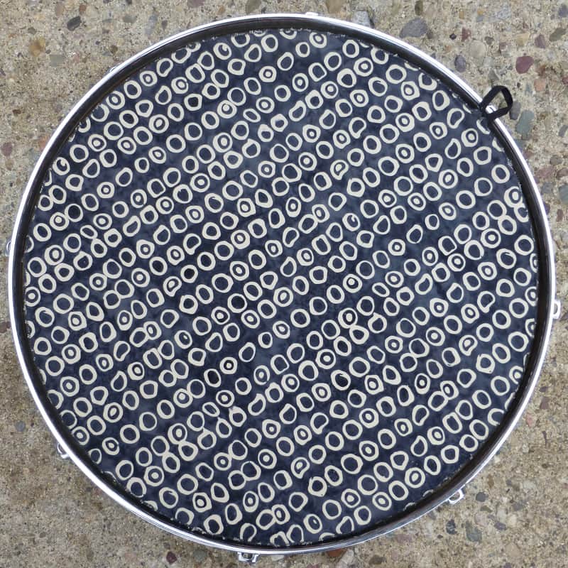 16" single layer Drum Bunny cloth drum cover - dampener - partial mute - compare to Drum Tortillas - Quesadilla - Big Fat Snare image 1