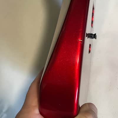 2008 Charvel USA San Dimas 2H Metallic Red Telecaster Style Guitar Body Floyd Ready image 14
