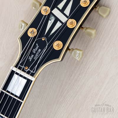 1999 Gibson Custom Shop 1961 Les Paul SG Custom Ebony 3 Pickup w/ 57 Classic PAFs, Case image 4