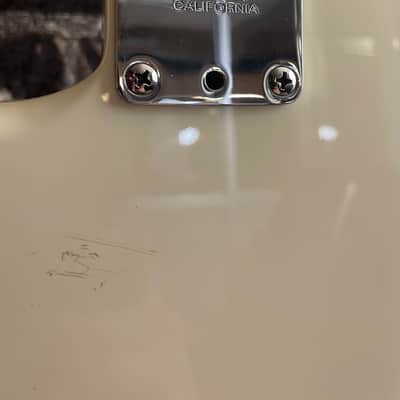 2019 Fender American Professional Stratocaster- Olympic White (USED) image 8