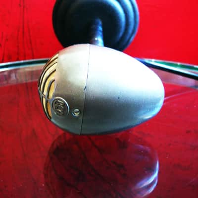 Vintage 1940's RCA MI-12017 dynamic microphone High Z w cable & Snyder DM-1 stand prop display image 10