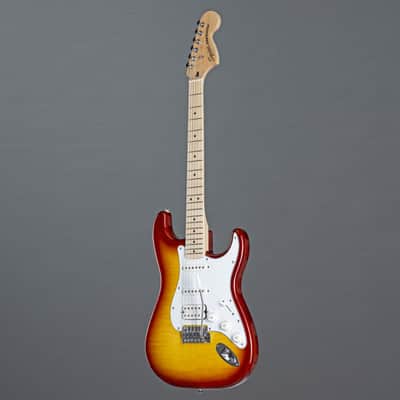 Squier Affinity Series Stratocaster FMT HSS MN Sienna Sunburst - Electric Guitar image 10