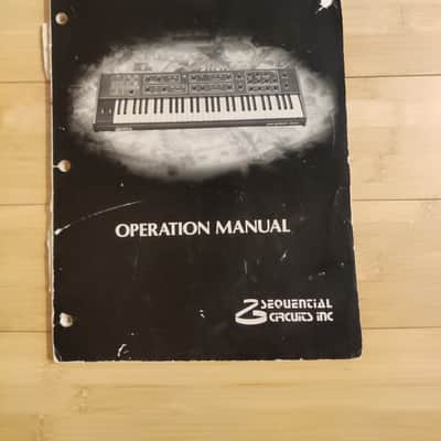 Sequential Circuits Prophet 600 manual