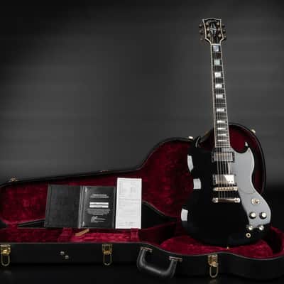 2017 Gibson Custom Shop SG Custom - Ebony | USA Long Neck Tenon 490R 498T Humbucker 3.17kg | CoA OHSC image 1