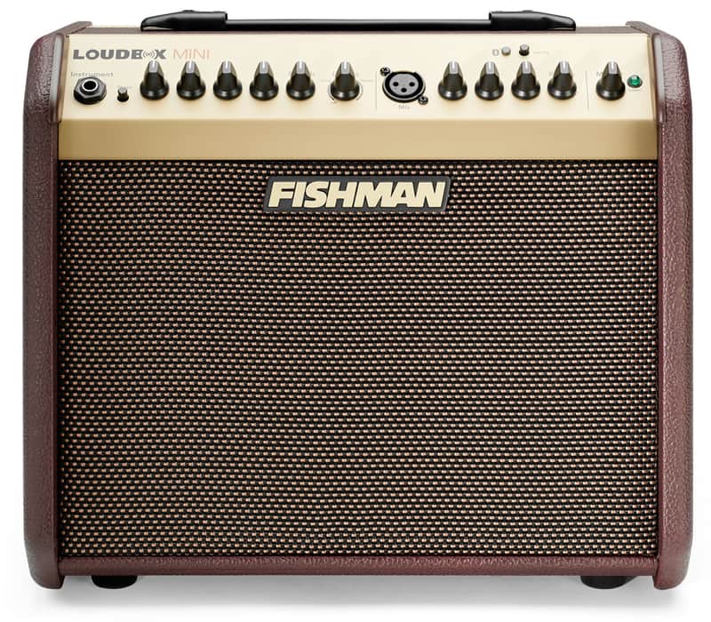 Fishman PRO-LBT-500 Loudbox Mini with Bluetooth 2-Channel 60-Watt 1x6.5" Acoustic Guitar Amp 2019 - Brown image 1