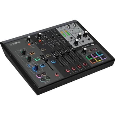 Yamaha AG08 (Black) | 8-Channel Live Streaming Mixer with DSP, USB Interface & Sound Pads image 3