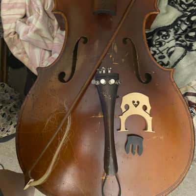 Vintage 1938 Kay Model 60 4/4 Cello – All parts included- Soundpost set- Pre-War "Orchestra" Model folk Jazz Restoration luthier image 5