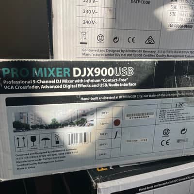 Behringer DJX900USB 5-Channel DJ Mixer USB 2010s - Standard NEW OPEN BOX Bild 2