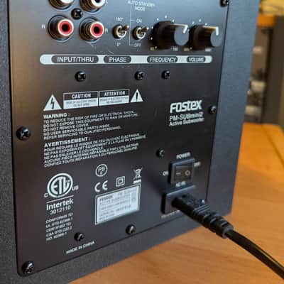 Fostex PM-SUB mini2 Active Subwoofer PM-SUBmini2 PM-SUBmini mini 2 image 3