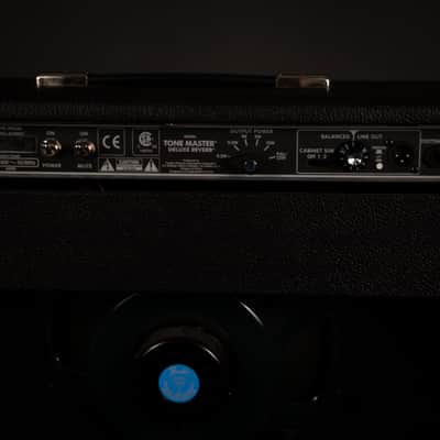 Fender Tone Master Deluxe Reverb Combo Guitar Amplifier w/Cover & Footswitch - Preowned image 8