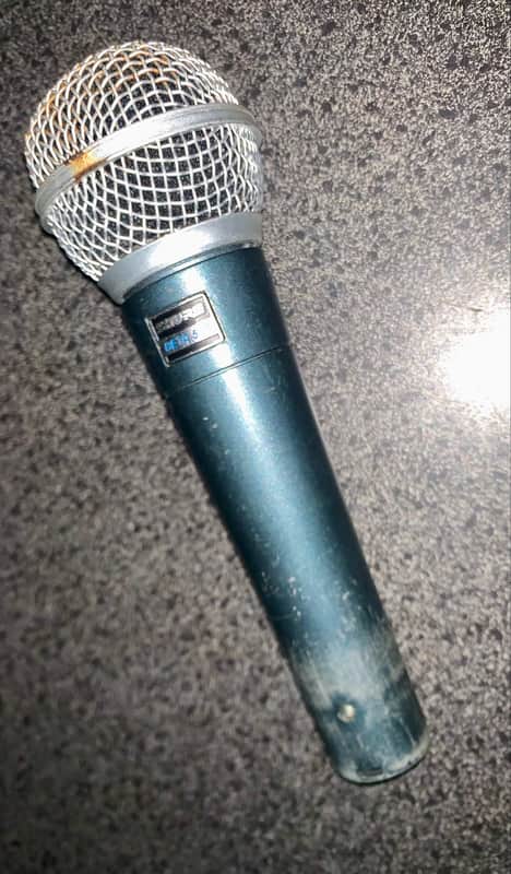 Shure BETA 58A Handheld Supercardioid Dynamic Microphone 1996 - Present - Black image 1