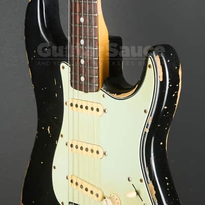 Fender Custom Shop Masterbuilt Jason Smith Stratocaster Landau 68 Relic 2020 - Black (COD 2257UG) image 7