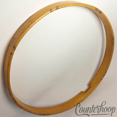 Oliver Ditson 14"3Ply Natural Maple Wood Hoop/Rim Snare Drum Resonant Vintage10s image 1