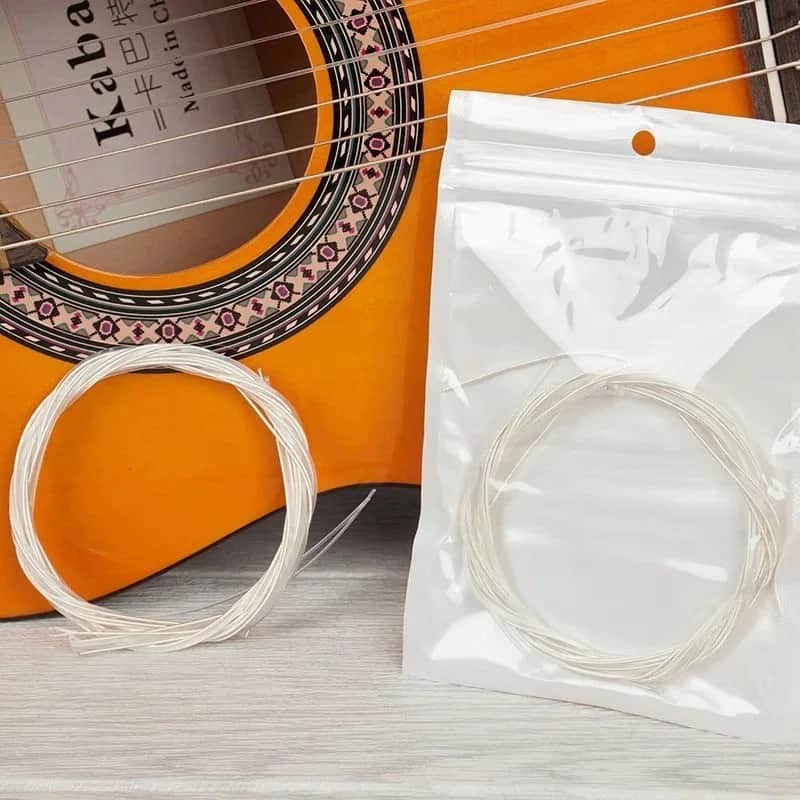 6-Pack Classical Guitar Replacement Strings, Nylon Strings for Acoustic Guitar image 1