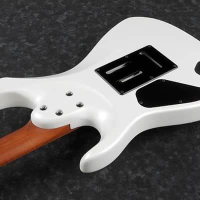 Ibanez AZ2402-PWF AZ Prestige 6-Atring Electric Guitar with Case - Pearl White Matte image 5