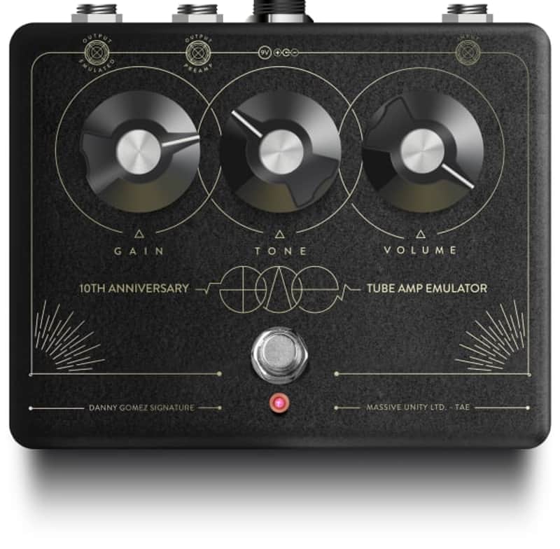 Massive Unity Tube Amp Emulator TAE Pedal 2021 - Black image 1