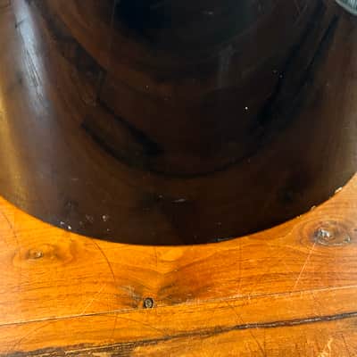 Vintage 1980s Tama Imperialstar 11 x 15 Drum Concert Tom OG Jet Black Wrap image 6