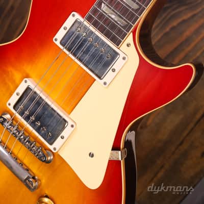 Gibson Custom Shop 1958 Les Paul Standard Washed Cherry Sunburst VOS image 12