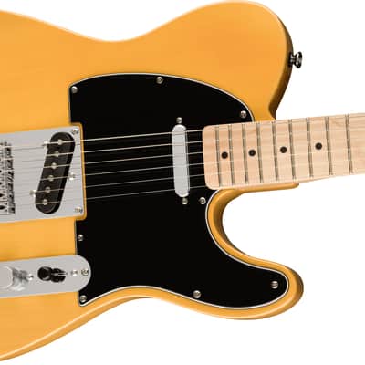 Squier Affinity Series Telecaster Maple FB Black Pickguard Butterscotch Blonde image 4