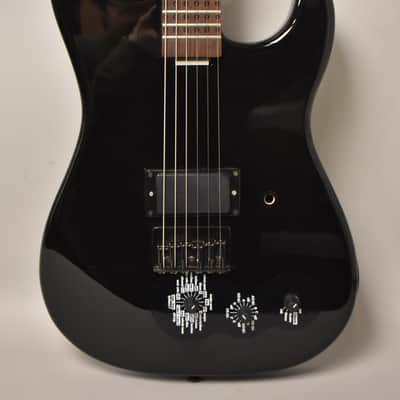1990s Optek Fretlight FG-200 Project Guitar Black image 2