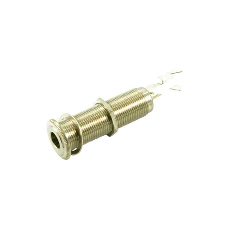 Switchcraft 3 Conductor Thick Panel Stereo 1/4in. Output Jack w/Cable Clamp #152B image 1