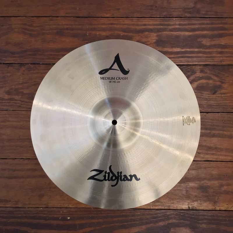 USED Zildjian A 18" Medium Crash Cymbal image 1