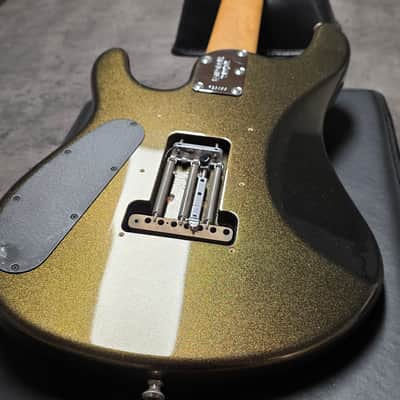 Music Man JP7 USA John Petrucci Signature Olive Gold Sparkle Dream Theater Artist American 7 Seven Guitar image 13