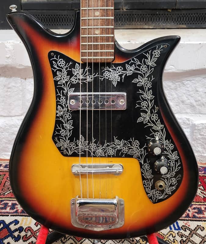 Teisco ET-110 Tulip Guitar 1960s Japan image 1