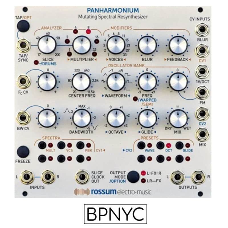 Rossum-Electro Panharmonium - Spectral Processor and Tone Generator image 1