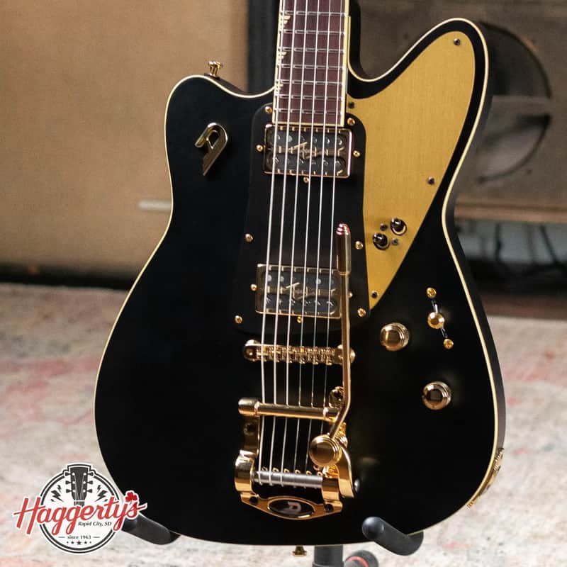 Duesenberg Falken Electric Guitar - Matte Black with Hardshell Case image 1