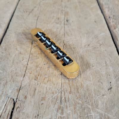 Gibson Three Point Top Adjust Gold Tune-o-Matic Bridge Explorer etc- Gold image 4