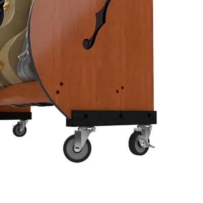 A&S Crafted Products WK Wheel Kit Add-On for Studio™ Guitar Case Racks image 2