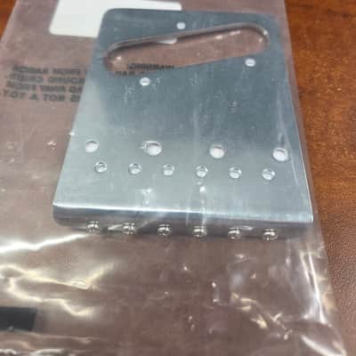 Fender Tele bridge - standard Chrome image 2