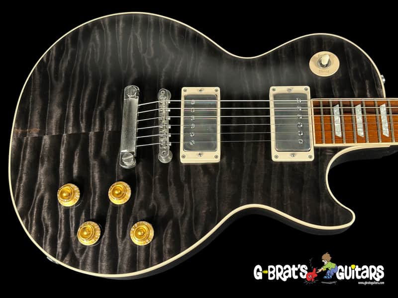 2005 Gibson Les Paul Custom Shop Class 5 Quilt Top ~ Translucent Black image 1