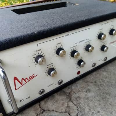 Vintage Italian Tube Amp Mac 4c A52 Reverb 60s,70s image 8