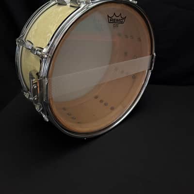 WFL Ludwig New Classic Ray McKinley 14" x 6,5" snare drum 1950's - White Marine Pearl image 10