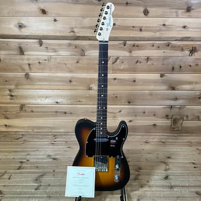 Fender Limited Edition American Performer Timber Telecaster Electric Guitar - 2-Color Sunburst image 2