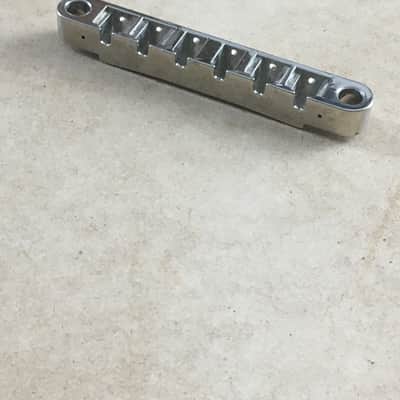 Tune O Matic Epiphone LP Guitar Chrome Bridge Post Tailstop NOS Relic Vintage? 52mm image 2