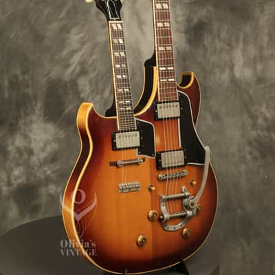 1959 Gibson Double Mandolin EMS-1235 Doubleneck w/factory Bigsby Sunburst image 9