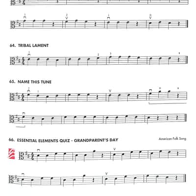 Essential Elements For Strings Viola Book 1 image 2
