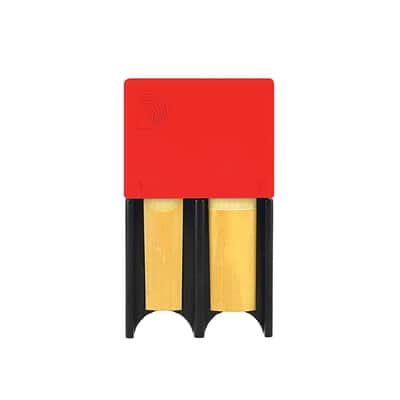 D'Addario DRGRD4ACRD Small Reed Guard for Clarinet & Saxophone Reeds, Red image 2