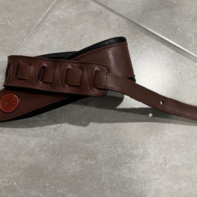 Levy's MSS2-BRN Garment Leather 3" Guitar Strap 2010s - Brown image 3