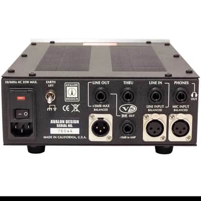 Avalon V5 - High voltage pure class A, multi purpose instrument, line and mic preamp image 6