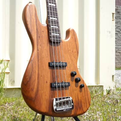G&L USA Custom Shop JB Satin Frost 4-String Electric Bass Guitar w/ Black Tolex Case (2025) image 1
