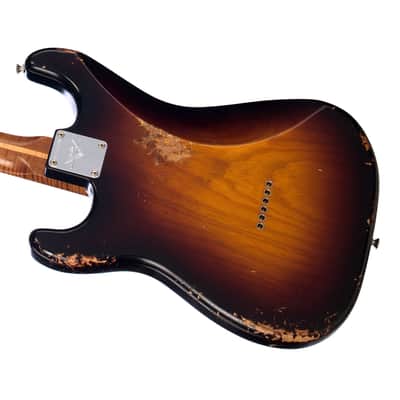 Fender Custom Shop MVP Nashville Stratocaster Hardtail Relic - Wide Fade 2 Tone Sunburst w/ Genuine Cow Skin Pickguard - Masterbuilt Kyle McMillin - Dealer Select Master Vintage Player Series Electric Guitar - NEW! image 4