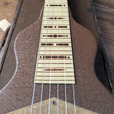 1940 Gibson Mastertone Special Vintage Lap Steel Guitar Brown W/OSSC CLEAN! image 10