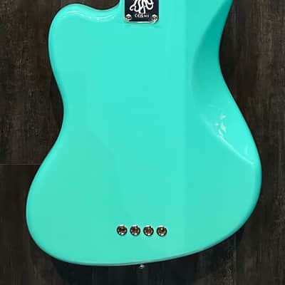 BRAND NEW 2024 Fender Mark Hoppus Signature "Jag" Jaguar Bass Sea Foam Green w/ Gig Bag image 3