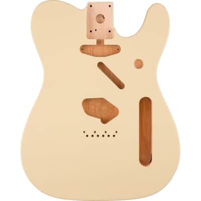 Genuine Fender Classic Series 60s Telecaster SS Alder Body Vintage Bridge Mount - Olympic White